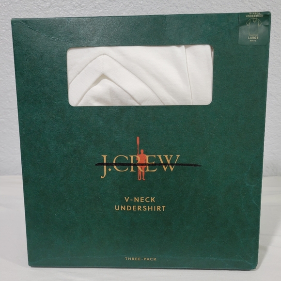 New J Crew V-neck undershirts three-pack BY548 - Picture 6 of 12